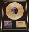 CARL WEATHERSBY/LTD. EDITION CD GOLD DISC/RECORD/RESTLESS FEELING