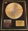 BACHMAN TURNER OVERDRIVE/LTD. EDITION CD GOLD DISC/RECORD/NOT FRAGILE