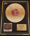 NIRVANA/LTD. EDITION CD GOLD DISC/RECORD/UNPLUGGED IN NEW YORK