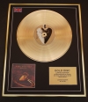 MARK KNOPFLER/LTD. EDITION CD GOLD DISC/RECORD/GOLDEN HEART