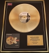 BE-BOP DELUXE/LTD. EDITION CD GOLD DISC/RECORD/AXE VICTIM