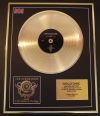 WHITESNAKE/LTD. EDITION CD GOLD DISC/RECORD/IN THE SHADOW OF THE BLUES