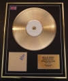 THE WHO/LTD. EDITION CD GOLD DISC/RECORD/LIVE AT LEEDS