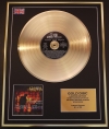 NEIL YOUNG AND CRAZY HORSE/LTD. EDITION CD GOLD DISC/RECORD/SLEEPS WITH ANGELS