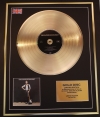 ERIC CLAPTON/LTD. EDITION CD GOLD DISC/RECORD/JUST ONE NIGHT