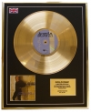 ANGELA STREHLI/LTD. EDITION CD GOLD DISC/RECORD/DEJA BLUE