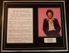 FRANKIE VALLI/SONG SHEET & PHOTO DISPLAY/LTD. EDITION/CAN'T TAKE MY EYES OFF OF YOU