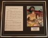 FRANK ZAPPA/SONG SHEET & PHOTO DISPLAY/LTD. EDITION/DON'T EAT THE YELLOW SNOW