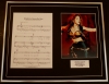 GLORIA ESTEFAN/SONG SHEET & PHOTO DISPLAY/LTD. EDITION/RHYTHM IS GONNA GET YOU