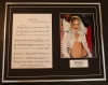 GWEN STEFANI/SONG SHEET & PHOTO DISPLAY/LTD. EDITION/RICH GIRL