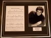 JOHNNY MATHIS/SONG SHEET & PHOTO DISPLAY/LTD. EDITION/WHEN A CHILD IS BORN
