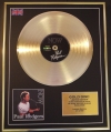 PAUL RODGERS/LTD. EDITION CD GOLD DISC/RECORD/NOW