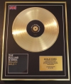 THE ROLLING STONES/LTD. EDITION CD GOLD DISC/RECORD/ROLLED GOLD+