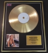DIANA KRALL/LTD. EDITION CD GOLD DISC/RECORD/THE LOOK OF LOVE