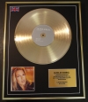 DIANA KRALL/LTD. EDITION CD GOLD DISC/RECORD/A NIGHT IN PARIS