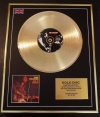 RORY GALLAGHER/LTD. EDITION CD GOLD DISC/RECORD/LIVE IN EUROPE