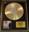 LOU REED/LTD. EDITION CD GOLD DISC/RECORD/NYC MAN