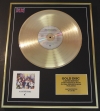 FRANKIE GOES TO HOLLYWOOD/LTD. EDITION CD GOLD DISC/RECORD/WELCOME TO THE PLEASUREDOME