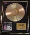 JOE COCKER/LTD. EDITION CD GOLD DISC/RECORD/THE LEGEND