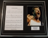 METALLICA/SONG SHEET & PHOTO DISPLAYS/LTD. EDITION/ENTER THE SANDMAN
