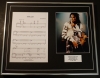 MICHAEL JACKSON/SONG SHEET & PHOTO DISPLAYS/LTD. EDITION/THRILLER