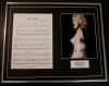 MADONNA/SONG SHEET & PHOTO DISPLAYS/LTD. EDITION/LIKE A VIRGIN