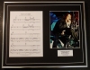 INXS/SONG SHEET & PHOTO DISPLAYS/LTD. EDITION/NEED YOU TONIGHT
