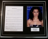 NELLY FURTADO/SONG SHEET & PHOTO DISPLAYS/LTD. EDITION/MANEATER
