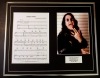 OZZY OSBOURNE/SONG SHEET & PHOTO DISPLAY/LTD. EDITION/CRAZY TRAIN