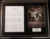 OASIS/SONG SHEET & PHOTO DISPLAY/LTD. EDITION/DON'T LOOK BACK IN ANGER