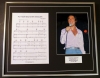PAUL ANKA/SONG SHEET & PHOTO DISPLAY/LTD. EDITION/PUT YOUR HEAD ON MY SHOULDER