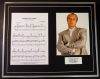 PHIL COLLINS/SONG SHEET & PHOTO DISPLAY/LTD. EDITION/AGAINST ALL ODDS