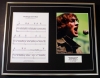 RICHARD ASHCROFT/SONG SHEET & PHOTO DISPLAY/LTD. EDITION/THE DRUGS DON'T WORK