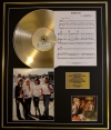 ABBA/CD GOLD DISC, SONG SHEET & PHOTO/ALBUM ABBA/SONG SHEET MAMMA MIA