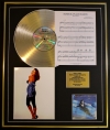 BELINDA CARLISLE/CD GOLD DISC, SONG SHEET & PHOTO/ALBUM HEAVEN ON EARTH/SONG SHEET HEAVEN IS A PLACE