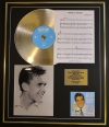 BILLY FURY/CD GOLD DISC, SONG SHEET & PHOTO/ALBUM HALFWAY TO PARADISE/SONG SHEET HALFWAY TO PARADISE