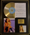 BRITNEY SPEARS/CD GOLD DISC, SONG SHEET & PHOTO/ALBUM ..BABY ONE MORE TIME/SONG SHEET ..BABY ONE MOR