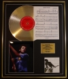 BRUCE SPRINGSTEEN/CD GOLD DISC, SONG SHEET & PHOTO/ALBUM BORN TO RUN/SONG SHEET BORN TO RUN