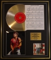 BRUCE SPRINGSTEEN/CD GOLD DISC, SONG SHEET & PHOTO/ALBUM BORN IN USA/SONG SHEET DANCING IN THE DARK