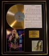 CHER/CD GOLD DISC, SONG SHEET & PHOTO/ALBUM BELIEVE/SONG SHEET BELIEVE