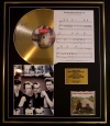 THE CLASH/CD GOLD DISC, SONG SHEET & PHOTO/ALBUM COMBAT ROCK/SONG SHEET SHOULD I STAY OR SHOULD I GO