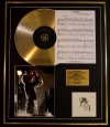 COLDPLAY/CD GOLD DISC, SONG SHEET & PHOTO/ALBUM A RUSH OF BLOOD TO THE HEAD/SONG SHEET CLOCKS