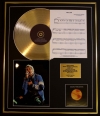 COLDPLAY/CD GOLD DISC, SONG SHEET & PHOTO/ALBUM PARACHUTES/SONG SHEET YELLOW