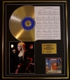 CYNDI LAUPER/CD GOLD DISC, SONG SHEET & PHOTO/ALBUM SHE'S SO UNUSUAL/SONG SHEET TIME AFTER TIME
