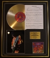SANTANA/CD GOLD DISC, SONG SHEET & PHOTO/ALBUM SUPERNATURAL/SONG SHEET MARIA MARIA