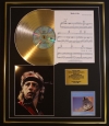 DIRE STRAITS/CD GOLD DISC, SONG SHEET & PHOTO DISPLAY/ALBUM BROTHERS IN ARMS/SONGSHEET WALK OF LIFE