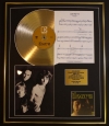THE DOORS/CD GOLD DISC, SONG SHEET & PHOTO DISPLAY/ALBUM THE DOORS /SONGSHEET LIGHT MY FIRE