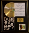 GENESIS/CD GOLD DISC, SONG SHEET & PHOTO DISPLAY/ALBUM INVISIBLE TOUCH /SONGSHEET INVISIBLE TOUCH