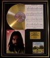 GEORGE HARRISON/CD GOLD DISC, SONG SHEET & PHOTO DISPLAY/ALBUM ALL THINGS MUST PASS/SONGSHEET MY SWE