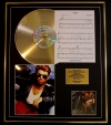 GEORGE MICHAEL/CD GOLD DISC, SONG SHEET & PHOTO DISPLAY/ALBUM FAITH/SONGSHEET FAITH
